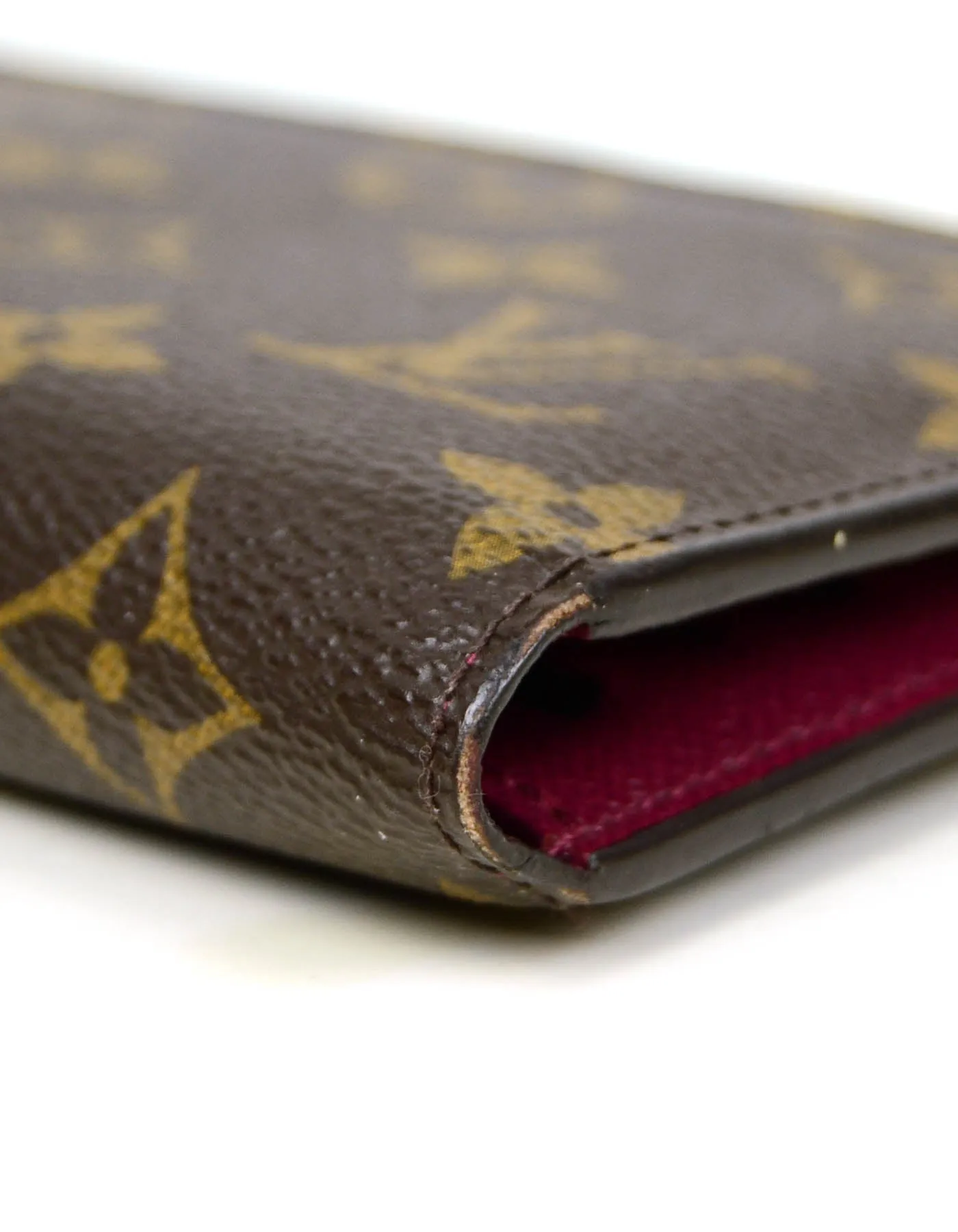 Louis Vuitton Monogram Fuchsia Adele Wallet