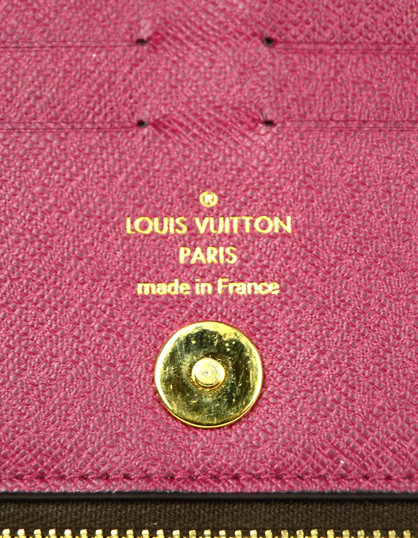 Louis Vuitton Monogram Fuchsia Adele Wallet