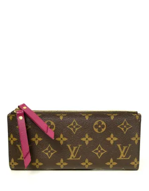 Louis Vuitton Monogram Fuchsia Adele Wallet