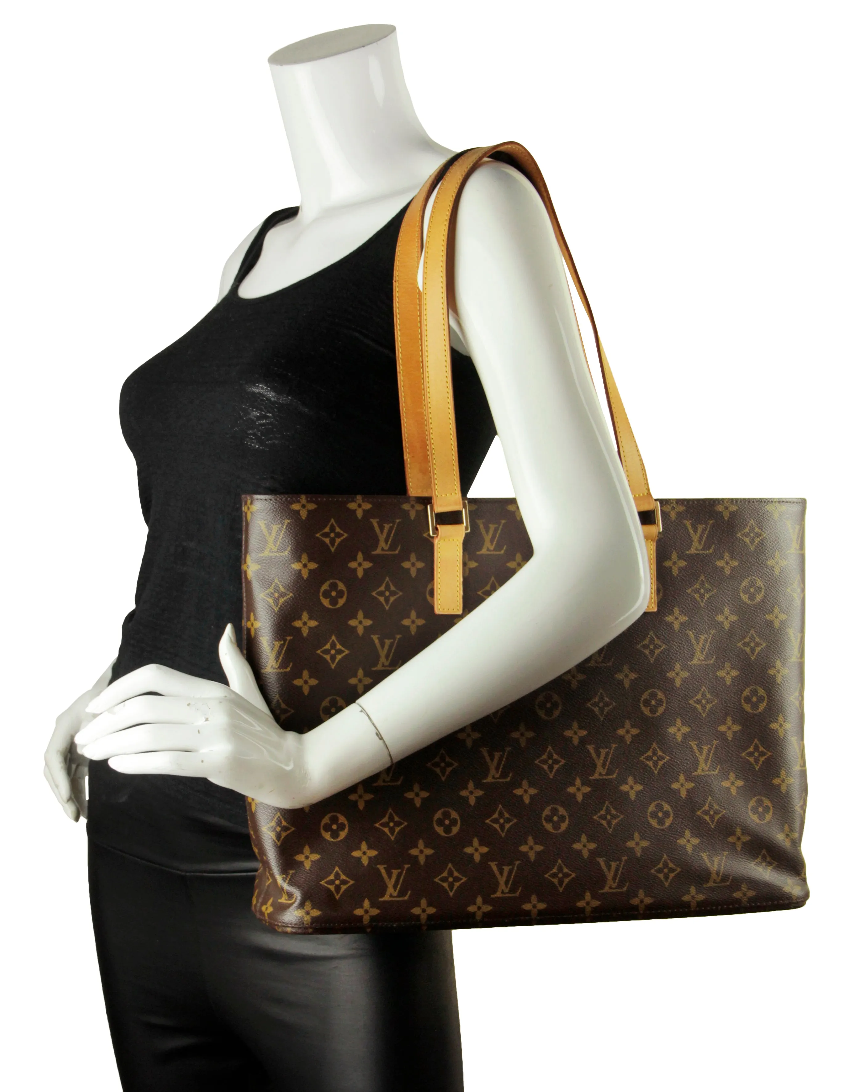 Louis Vuitton Monogram Luco Tote Tag