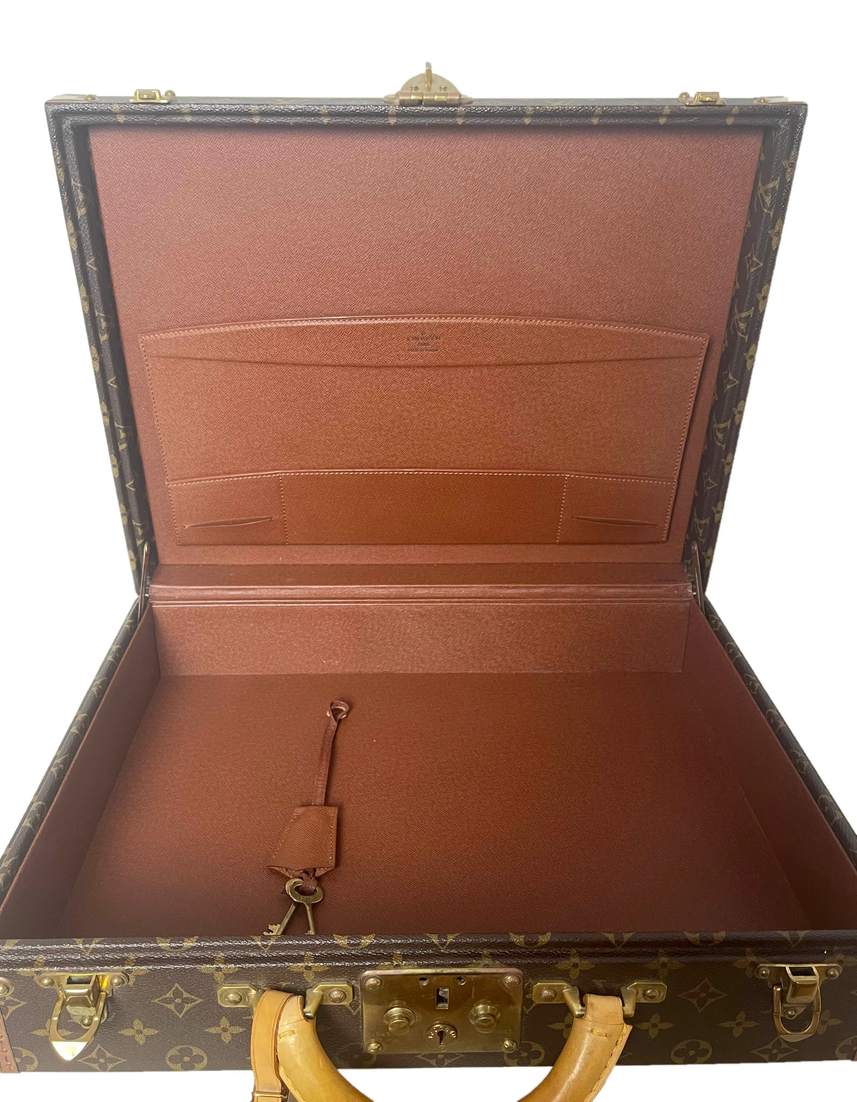 Louis Vuitton Monogram President Classeur Hard Briefcase Bag