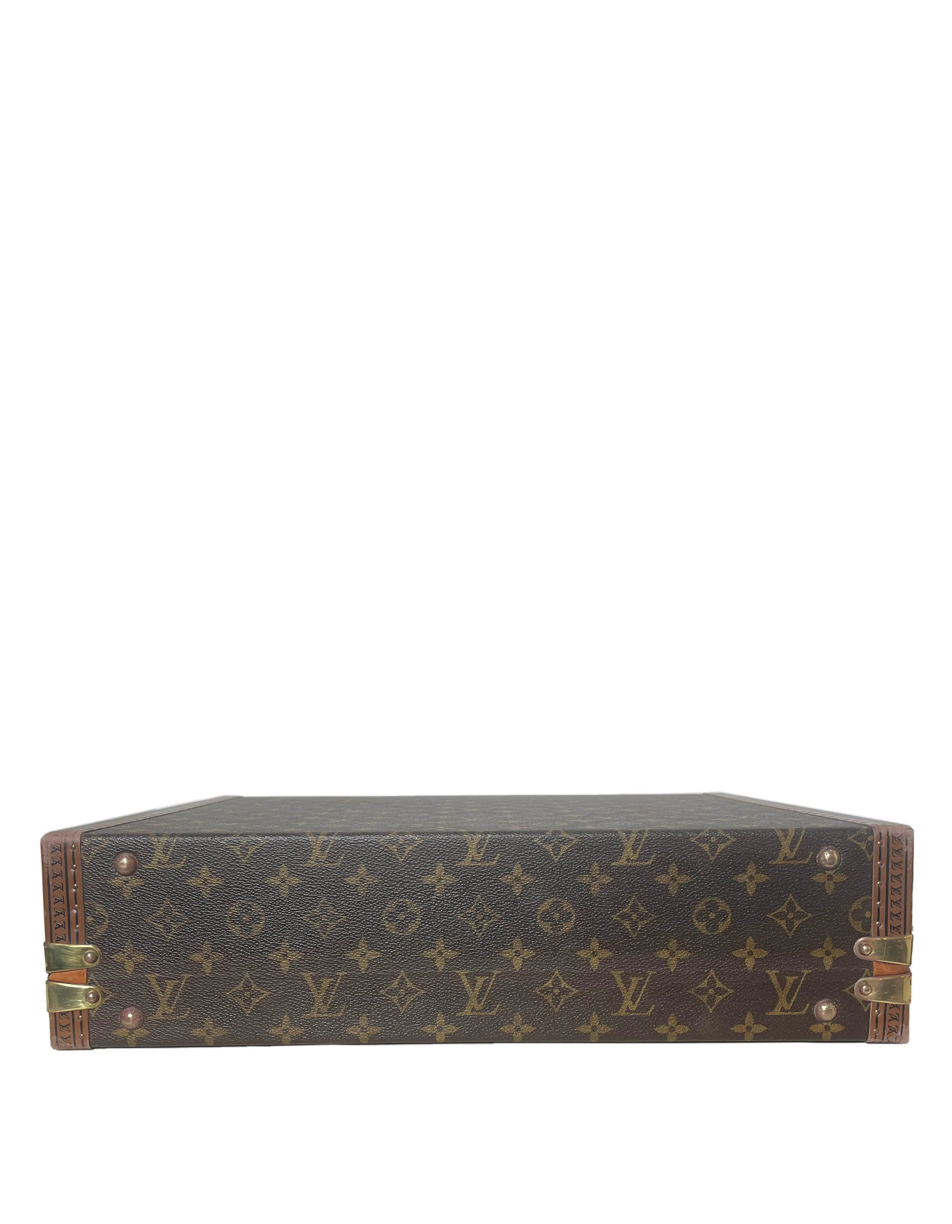 Louis Vuitton Monogram President Classeur Hard Briefcase Bag