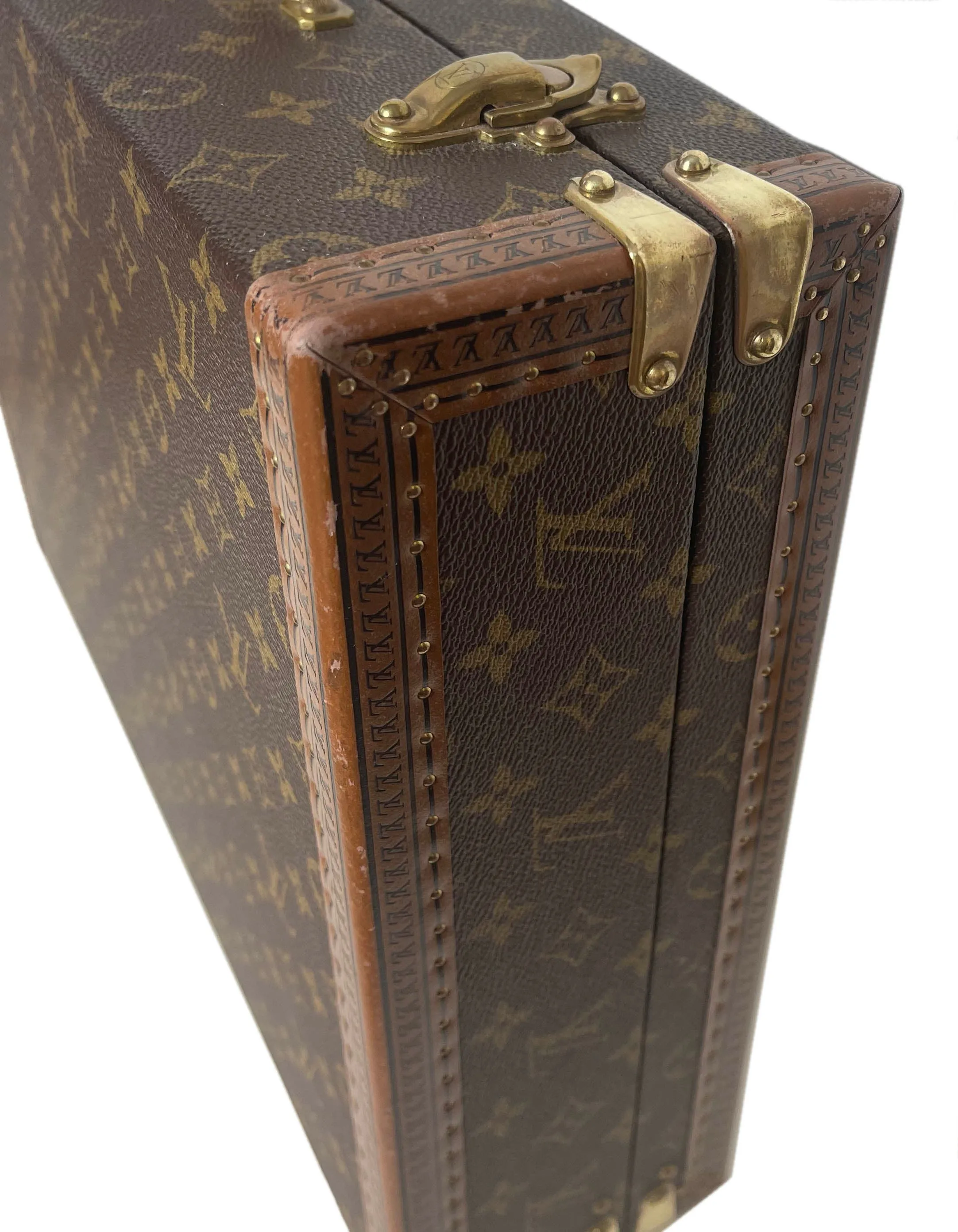 Louis Vuitton Monogram President Classeur Hard Briefcase Bag