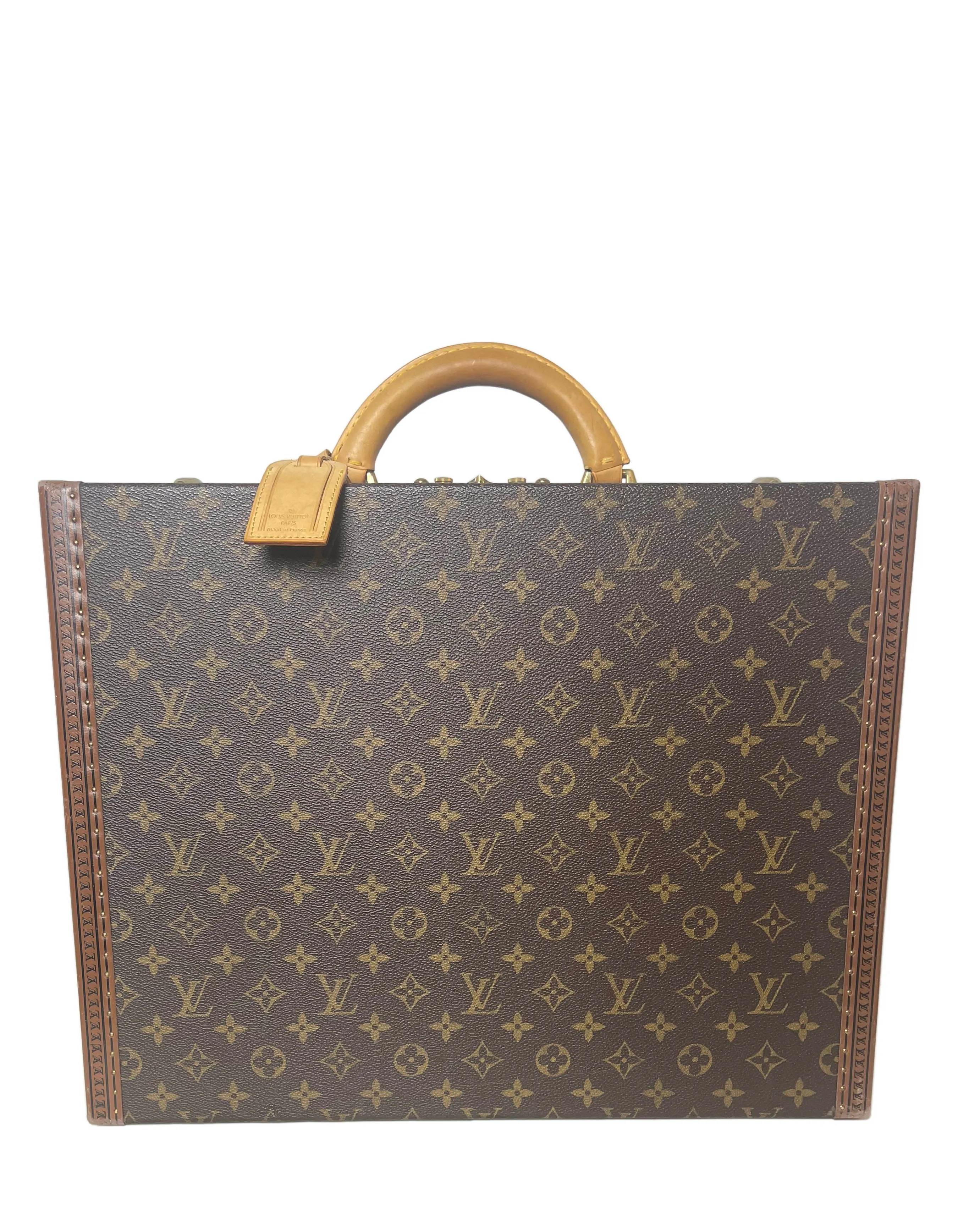 Louis Vuitton Monogram President Classeur Hard Briefcase Bag
