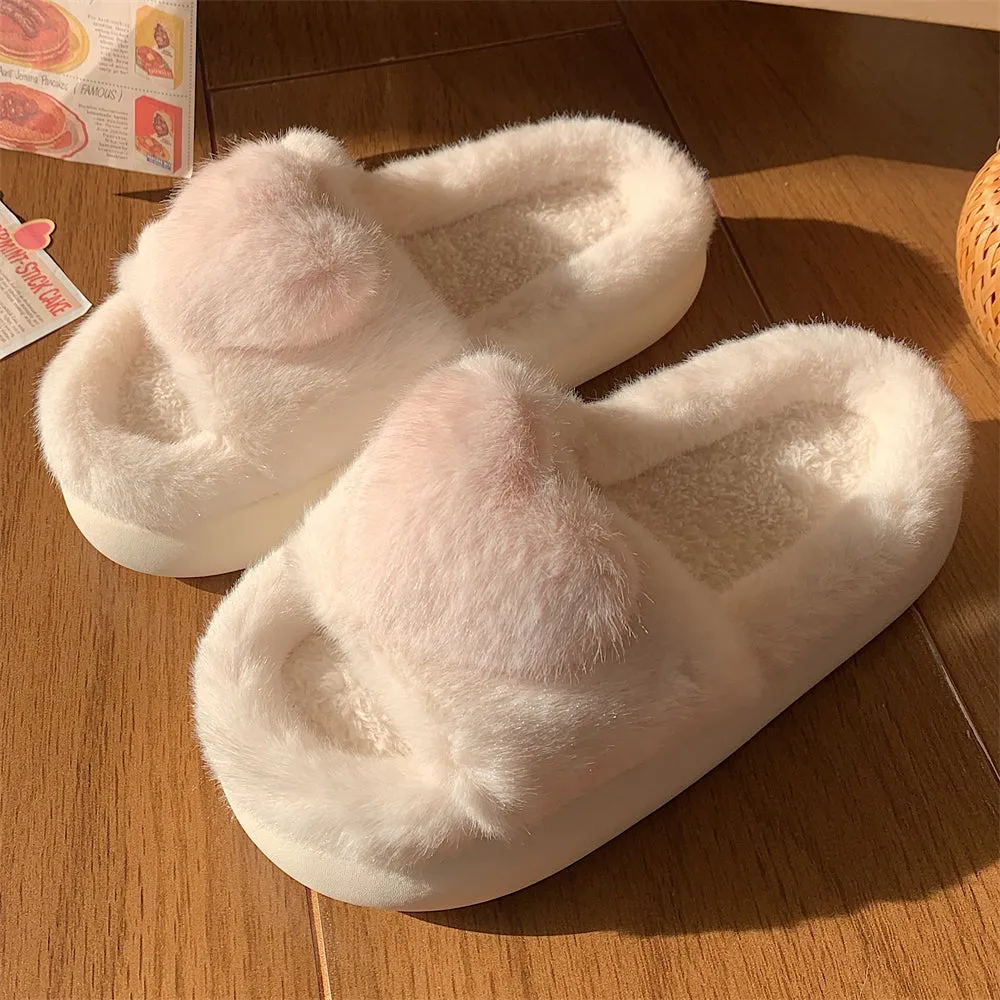 love plush slippers  KF83098