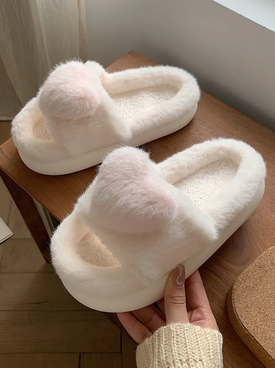 love plush slippers  KF83098