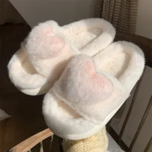 love plush slippers  KF83098