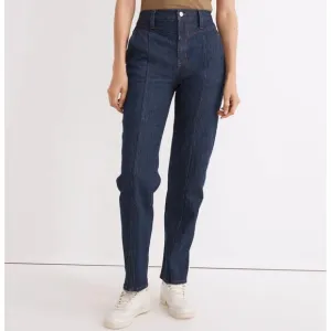 MADEWELL Straight Leg Jeans Womens Size 26 Perfect Vintage Greenhaven Seamed