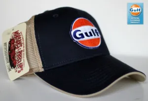 M&P Speed Shop Cap: GULF Navy Tan
