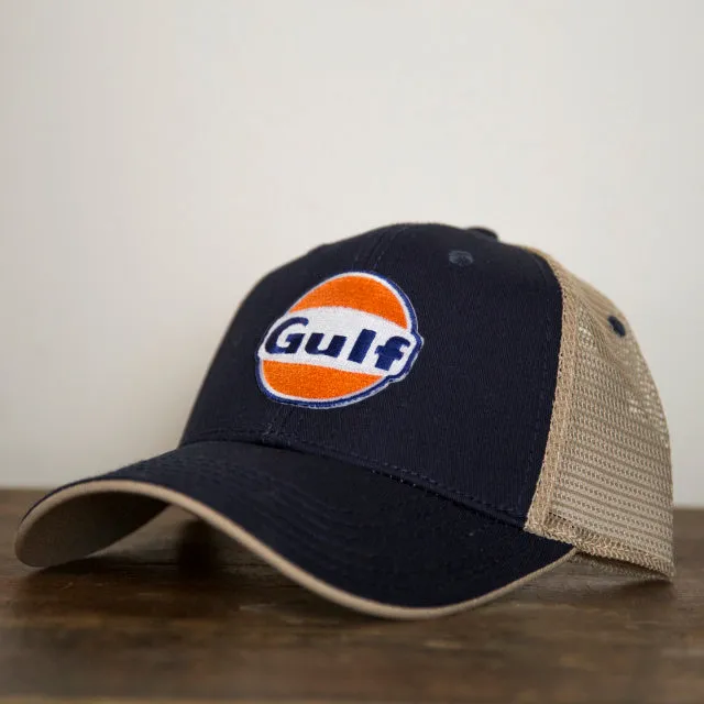 M&P Speed Shop Cap: GULF Navy Tan