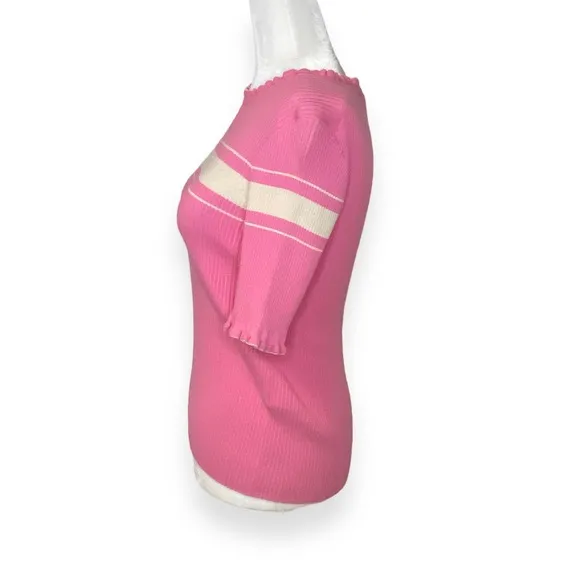 MARELLA Adamo Jumper in Viscose Pink Stripe
