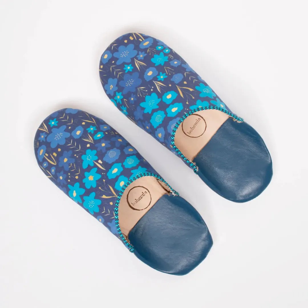 Margot Print Medium Babouche Slippers