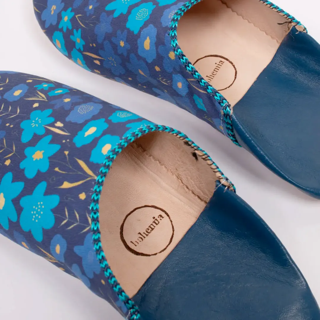 Margot Print Medium Babouche Slippers
