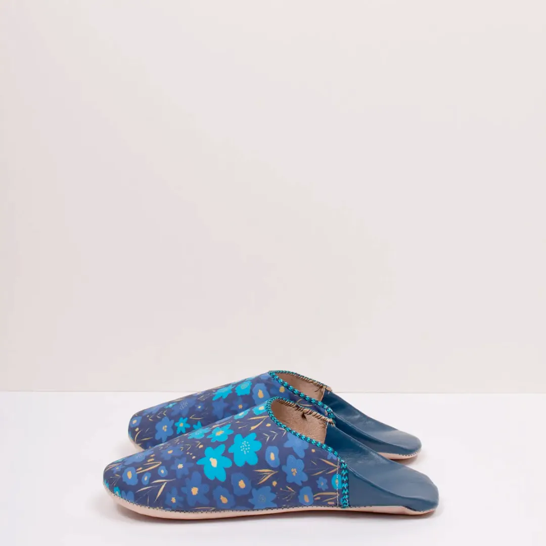 Margot Print Medium Babouche Slippers