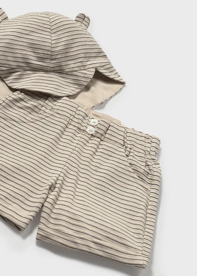 Mayoral 1651 Shorts Set and Hat In Stock Now