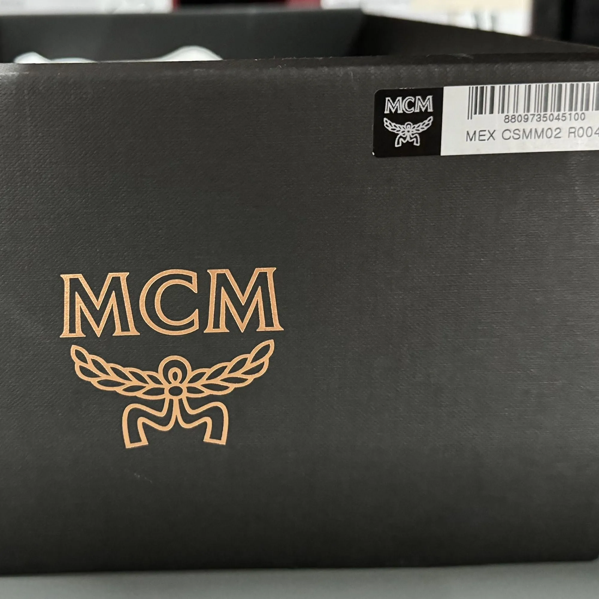 MCM Mens Terrain Lo Lychee Visetos Low Top Sneakers