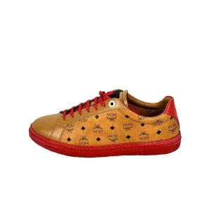 MCM Mens Terrain Lo Lychee Visetos Low Top Sneakers