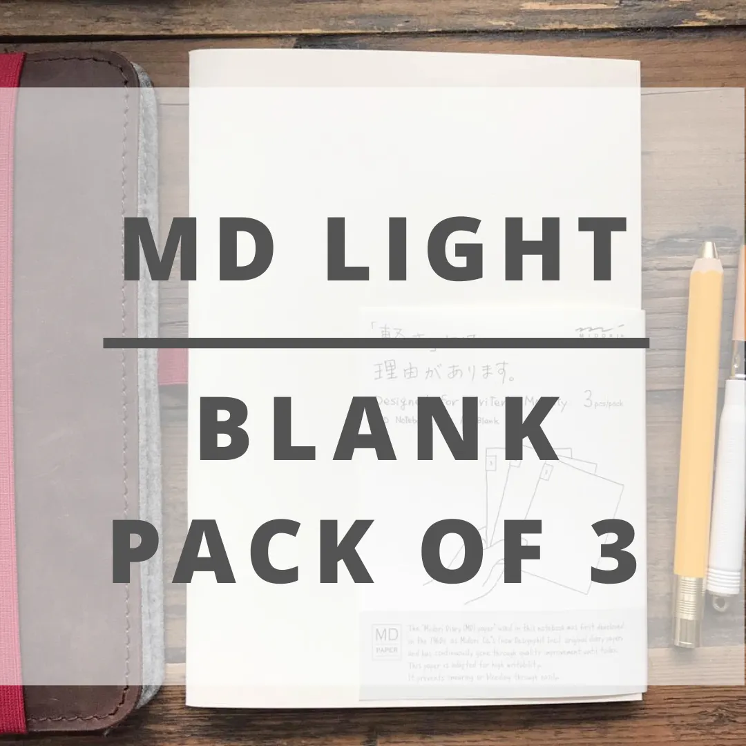 [MD] Light Notebook - pack of 3 (A5)