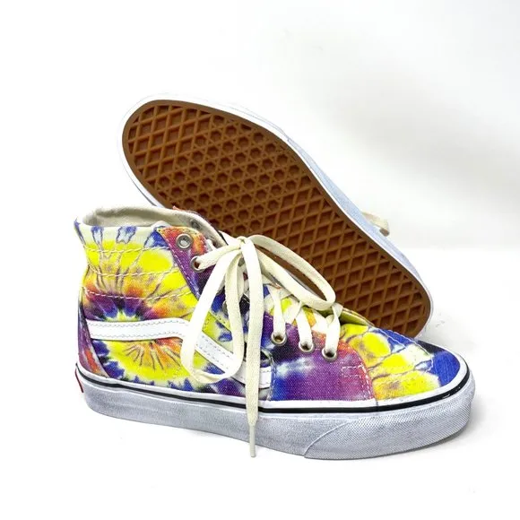 💖MEGA SALE💖Vans Sk8-Hi Women Tapered Washed Eie Bye Multicolor   VN0A4U1619X