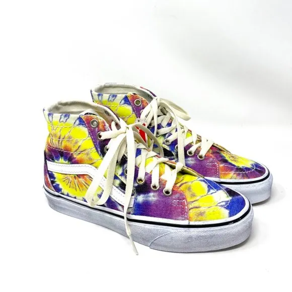 💖MEGA SALE💖Vans Sk8-Hi Women Tapered Washed Eie Bye Multicolor   VN0A4U1619X