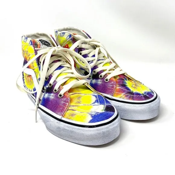 💖MEGA SALE💖Vans Sk8-Hi Women Tapered Washed Eie Bye Multicolor   VN0A4U1619X