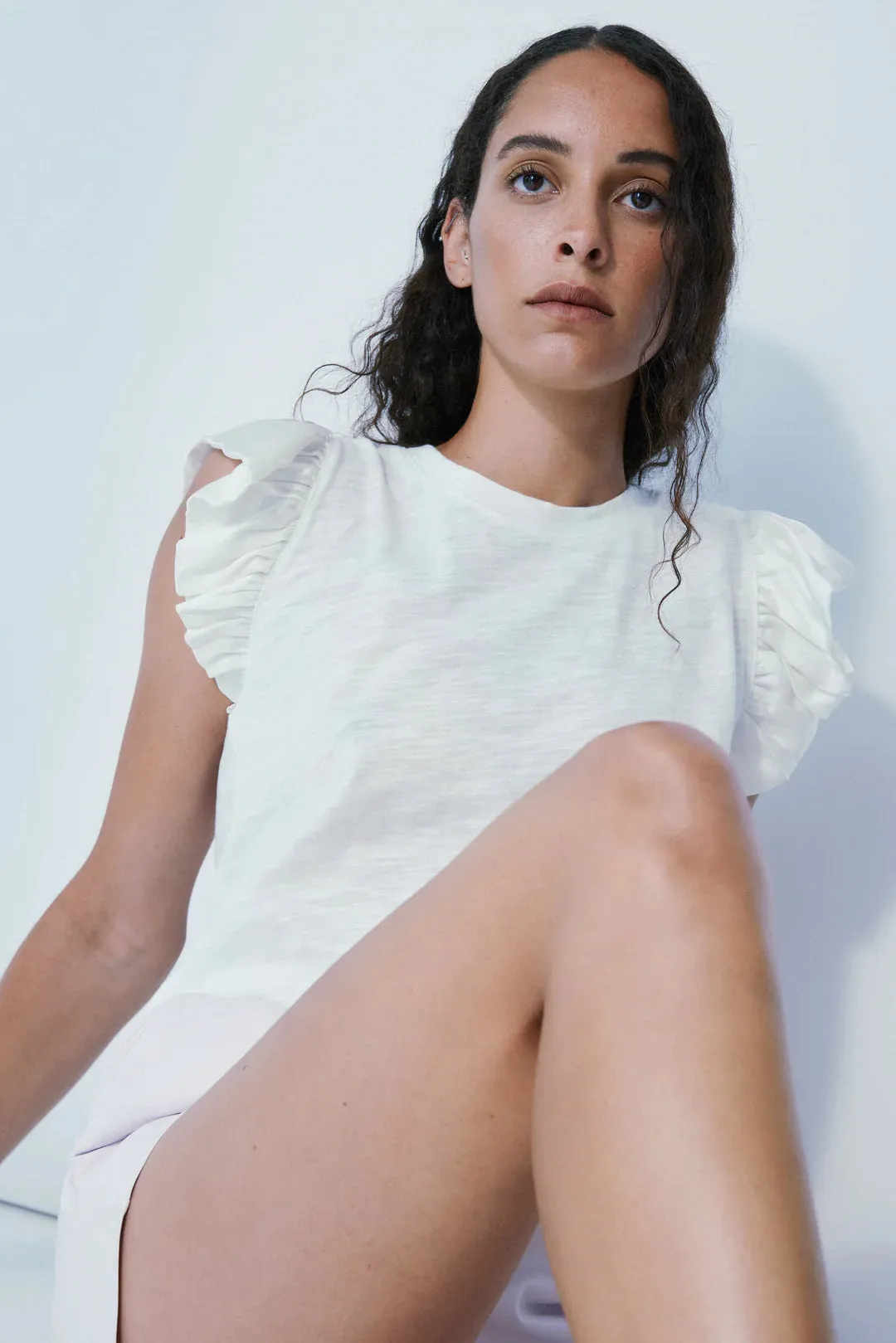 Melissa Nepton Aurora Tank Off White