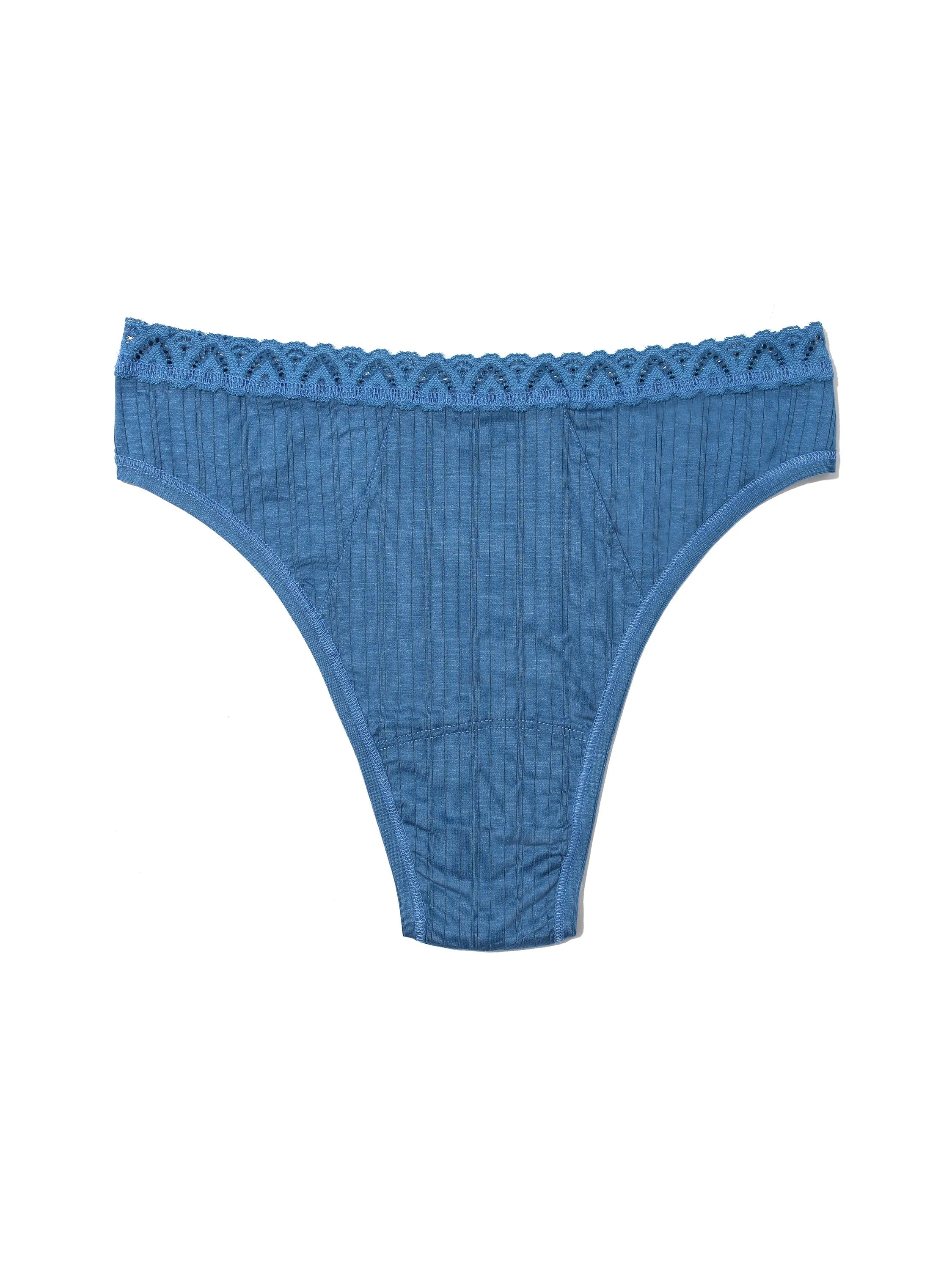 MellowLuxe™ High Cut Thong Storm Cloud Blue Sale