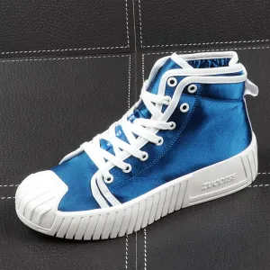 Men Fashion Casual Shoes Spring Autumn Luxury Designer Thick Bottom Leisure Board Shoes Male High Top Sneakers