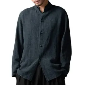 Men Retro Loose Casual Shirt