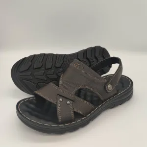 Men's Casual Leather Adjustable Handmade Sandals Water