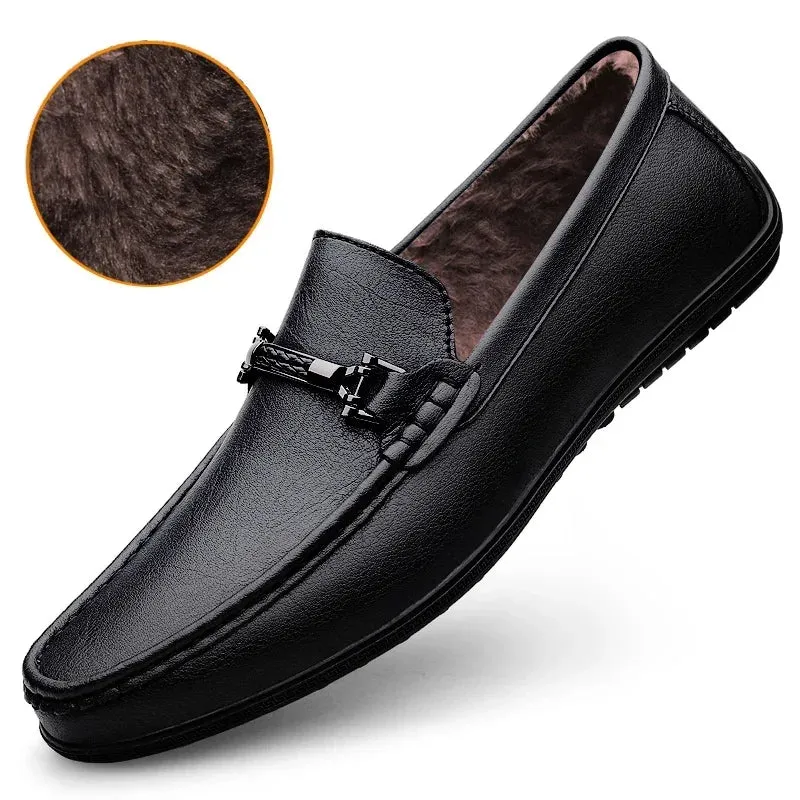 Men's Genuine Leather flat Shoes