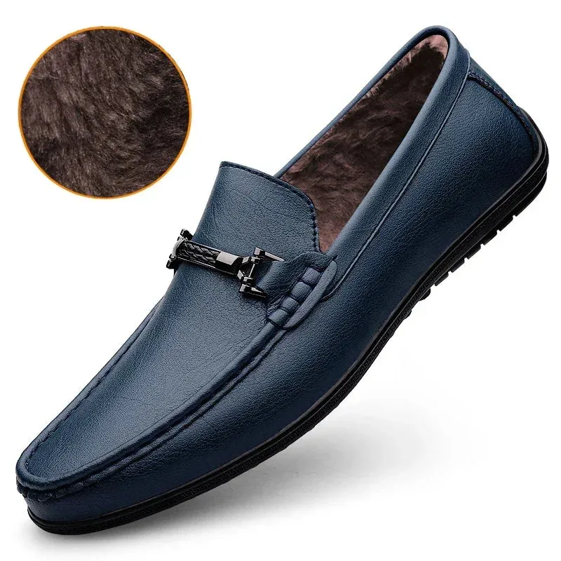 Men's Genuine Leather flat Shoes