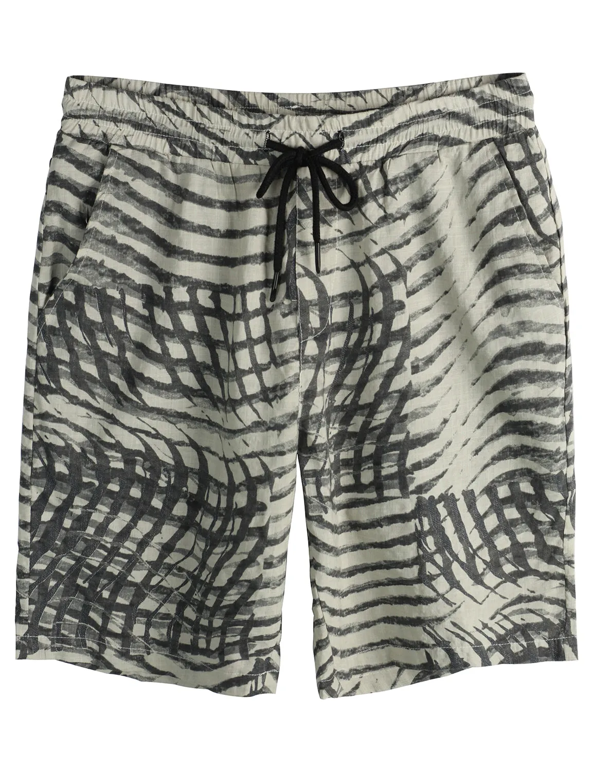 Men's Retro Striped 70s Casual Cotton Breathable Summer Shorts