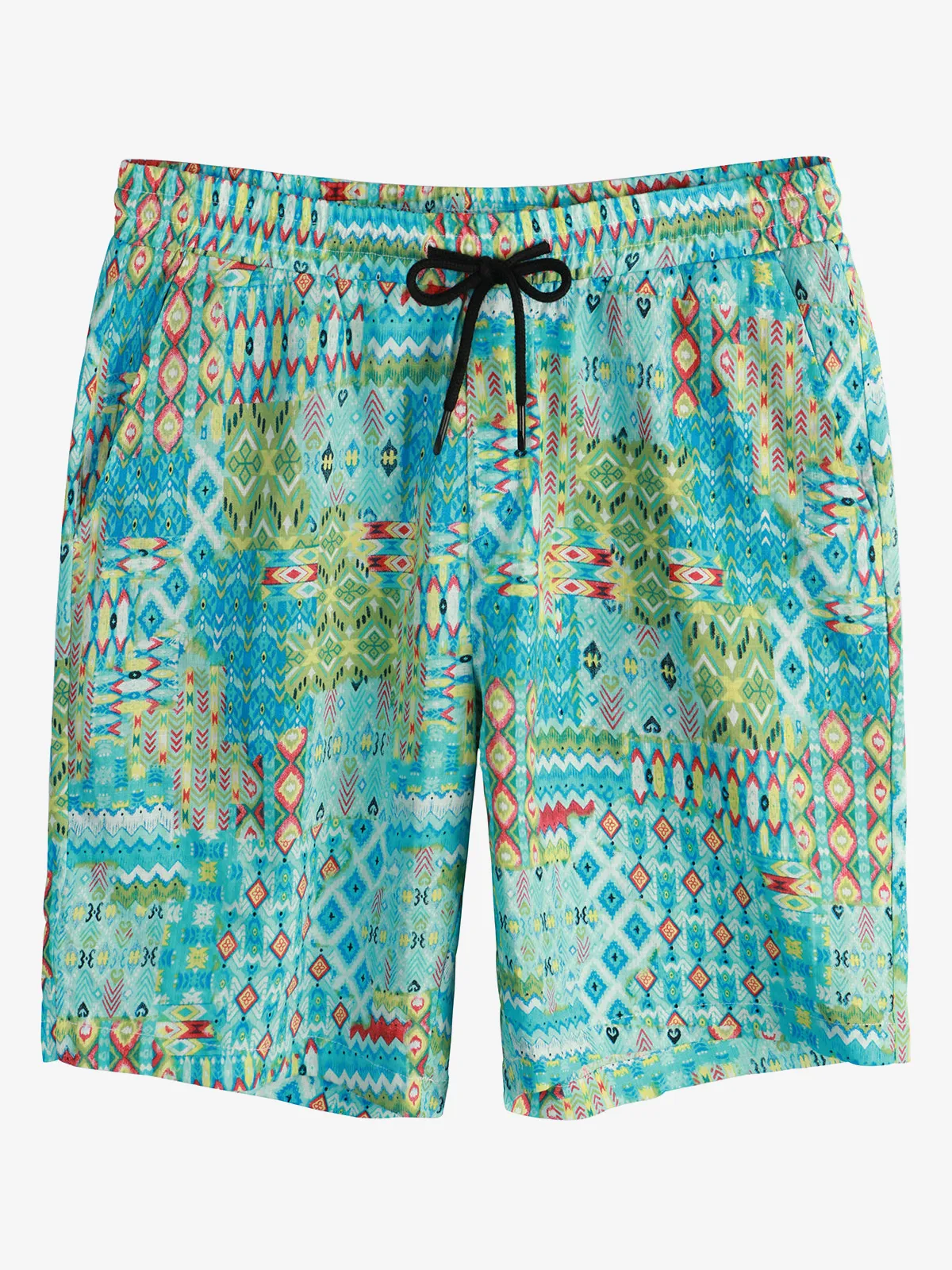 Men's Retro Striped 70s Casual Cotton Breathable Summer Shorts