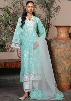 MGZ-09   3PC EMBROIDERED LAWN  STITCHED I UNSTITCHED