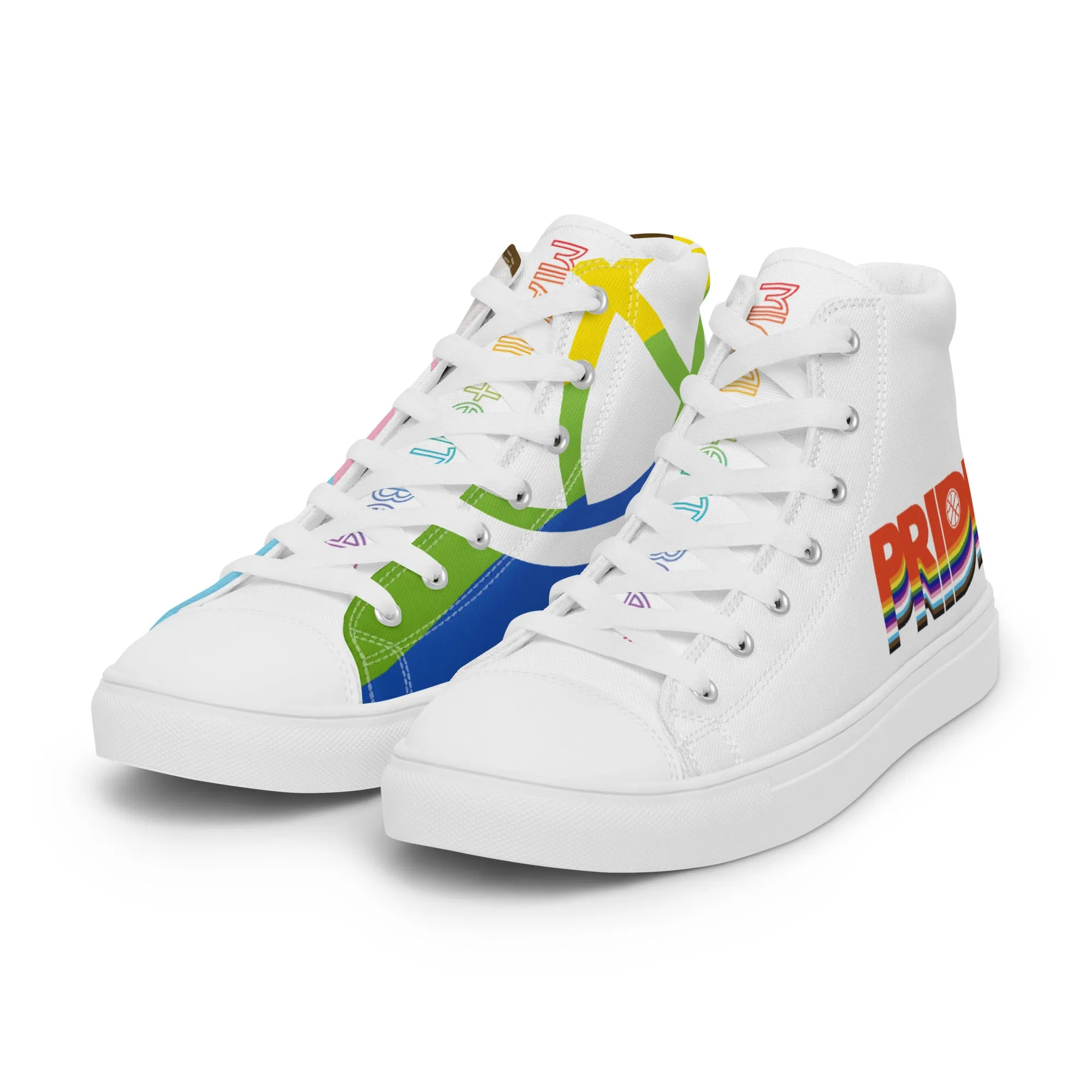 MHB Pride (Womens - Canvas High Tops)