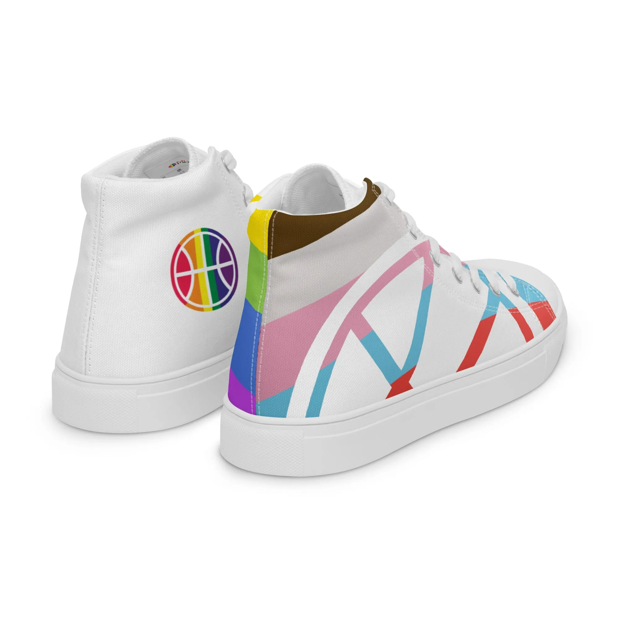 MHB Pride (Womens - Canvas High Tops)
