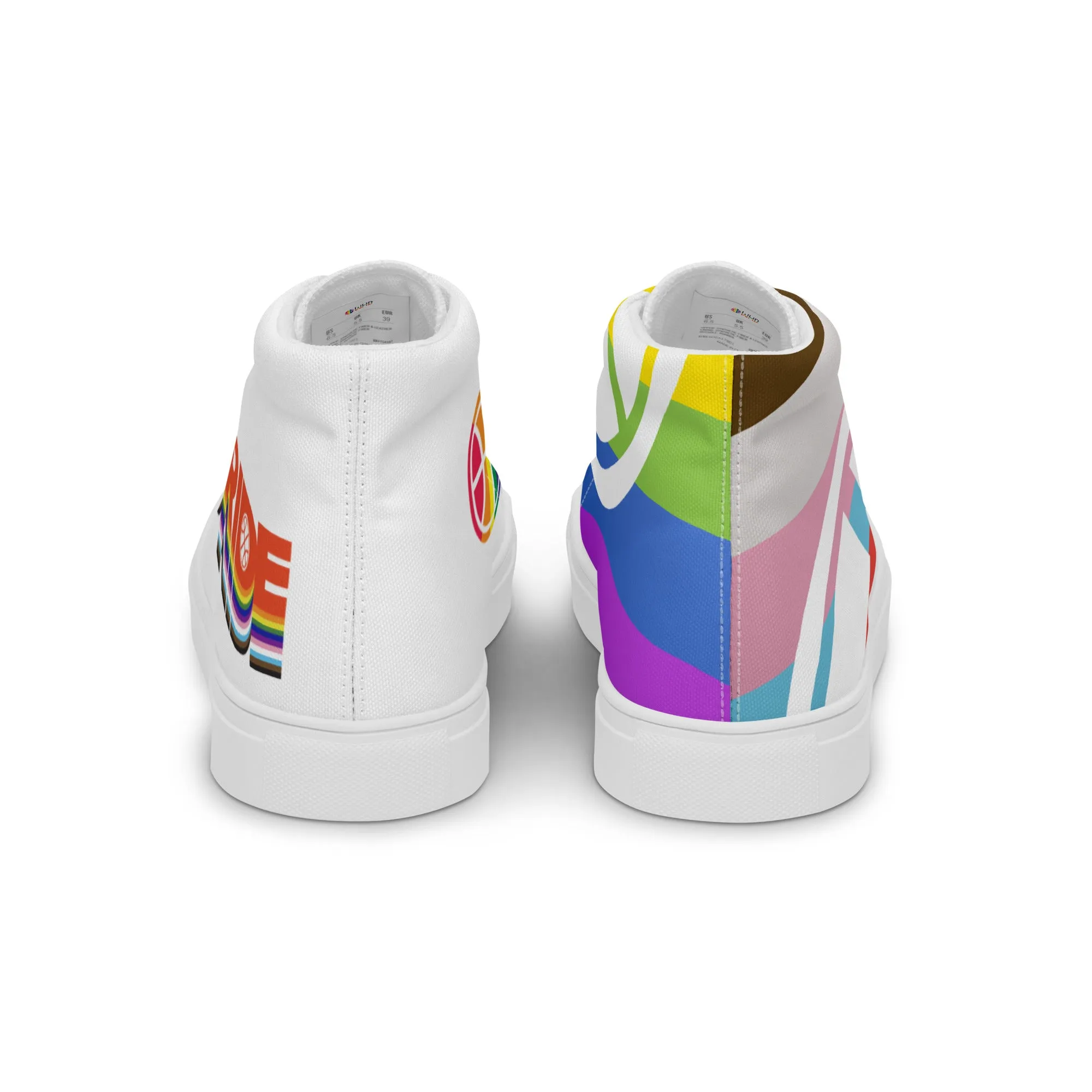 MHB Pride (Womens - Canvas High Tops)