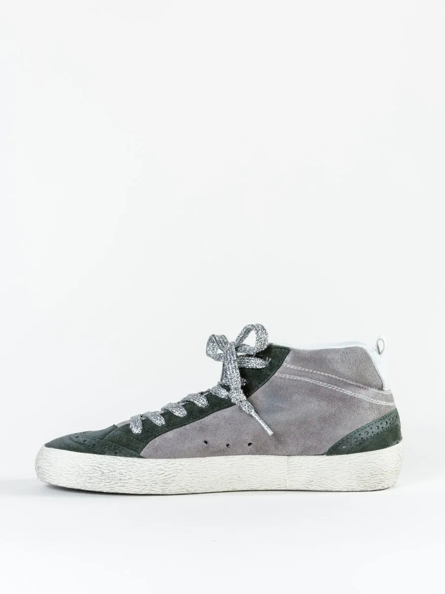 midstar sneaker - grey suede/bordeaux
