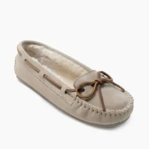Minnetonka Cally Slipper in Stone