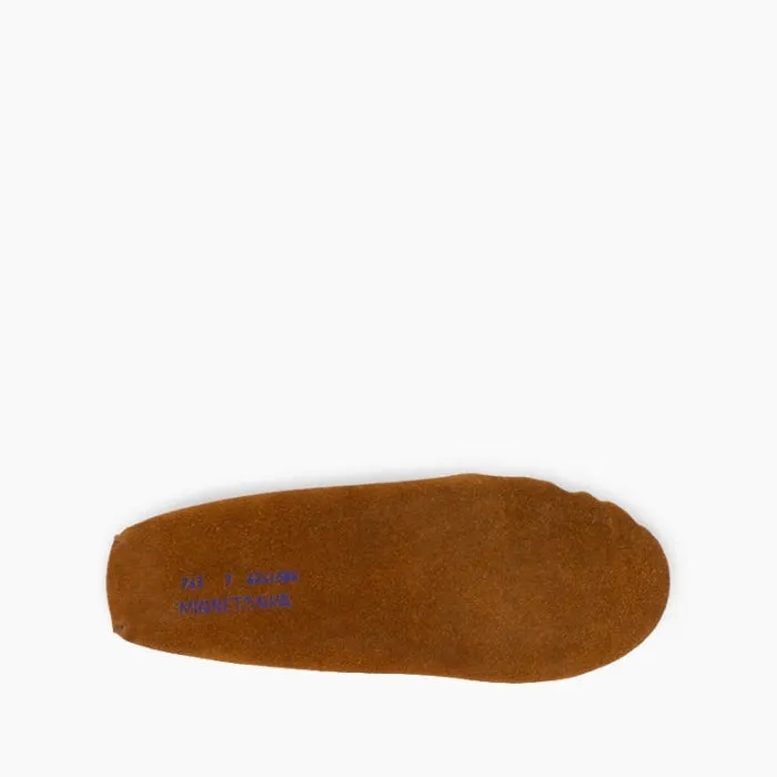 Minnetonka Men's Slippers - Brown Pile Lined Softsole