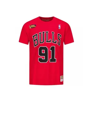 Mitchell & Ness NBA Tee Hardwood Classics Dennis Rodman Chicago Bulls