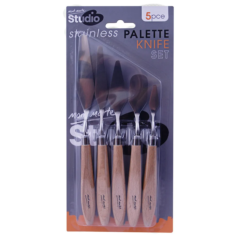MONT MARTE Studio Palette Knife Set - 5pcs