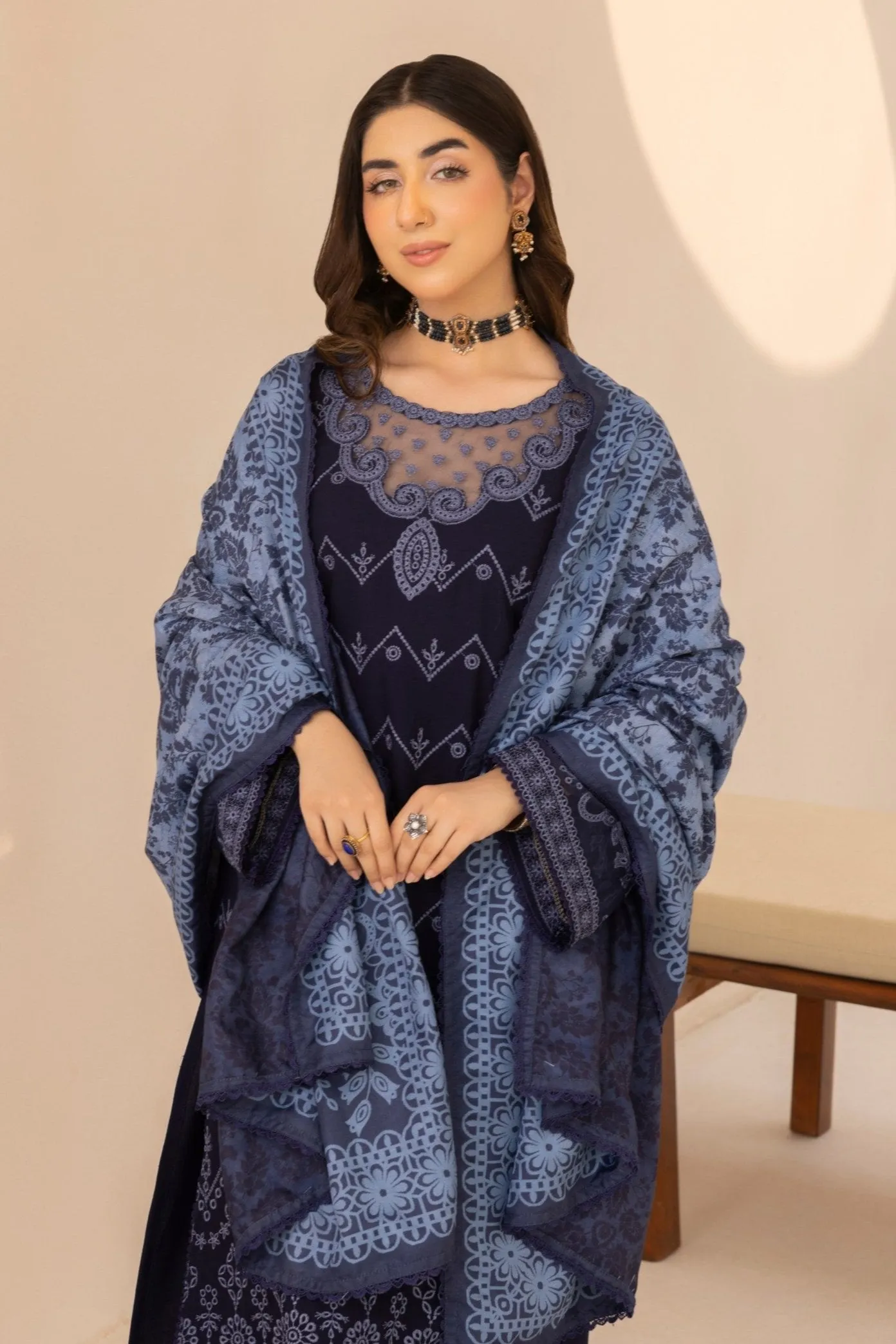 MWD-08 DHANAK 3PC STITCHED