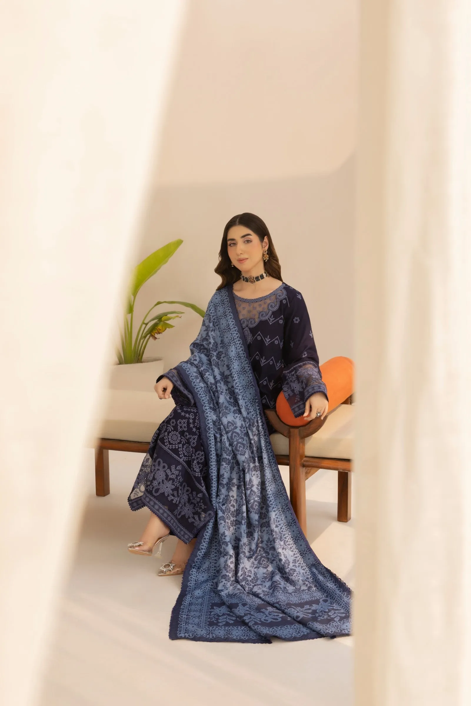 MWD-08 DHANAK 3PC STITCHED