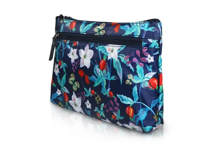 Nathalie Lete Flat Pouch - Blue Garden
