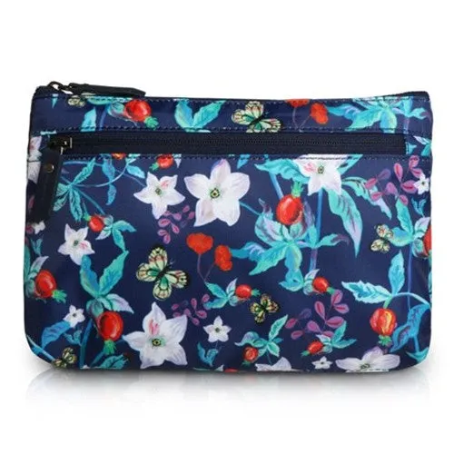 Nathalie Lete Flat Pouch - Blue Garden