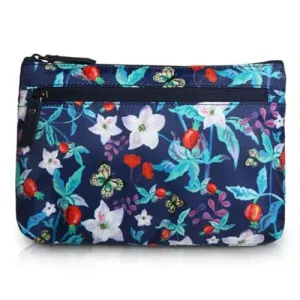 Nathalie Lete Flat Pouch - Blue Garden