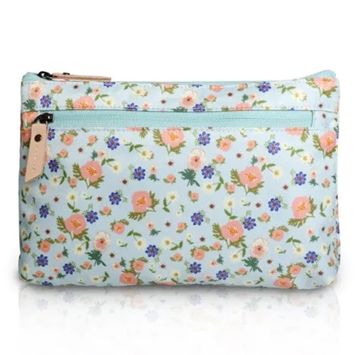 Nathalie Lete Flat Pouch - Dot and Cats Red