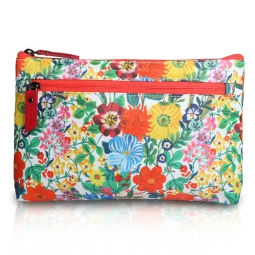 Nathalie Lete Flat Pouch - Dot and Cats Red